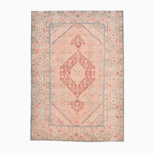 Tapis Vintage Rouge et Beige en Laine, 1963