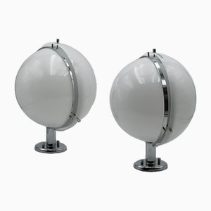 Space Age Wall Sconces from iGuzzini, Italy, 1970s, Set of 2