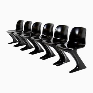 Z Chairs by Ernst Moeckl for Horn, 1970s, Set of 6