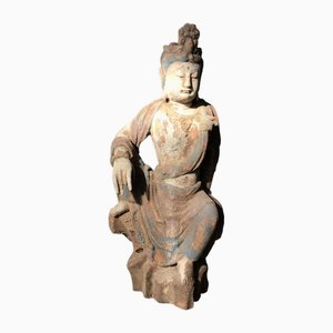 Guanyin Buddha, 1800s, Stone