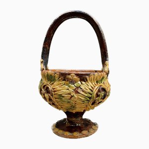 Val di Chiana Brazier in Ceramic with Handle, 1800s