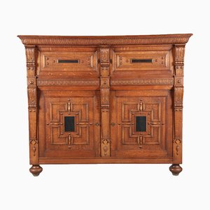 Gründerzeit Cabinet with 4 Doors, 1880s