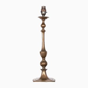 Edwardian Brass Table Lamp, 1890s