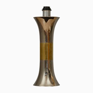 Brass and Chrome Table Lamp, 1970