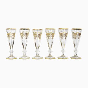 Flûtes à Champagne Harcourt Collection Empire en Cristal de Baccarat, Set de 6