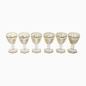 Harcourt Empire Collection Crystal Wine Glasses from Baccarat, Set of 6