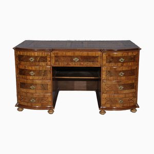 Baroque Desk 18 Century with Intarsia and Insert Work, 1750