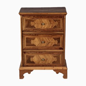 Small Italian Baroque Chest of Drawers in Walnut, 1750s
