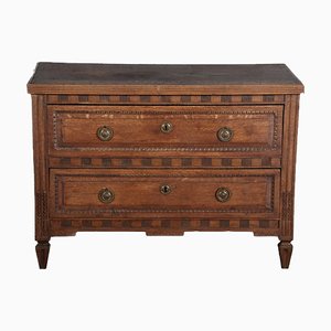 Baroque Chest of Drawers in Oak, 1780s
