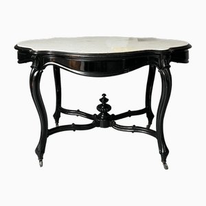 Rococo Dining Table with Marble Top