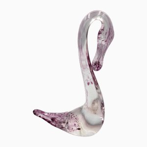 Glass Swan, Murano, 1970s