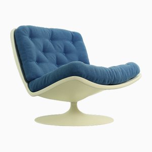 Sillón modelo F976 de tela Kvadrat Hallingdal atribuido a Geoffrey Harcourt para Artifort, 1968