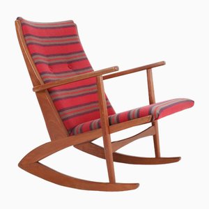Model 97 Teak Rocking Chair by Søren Georg Jensen for Kubus, 1960s