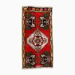 Small Vintage Turkish Rug