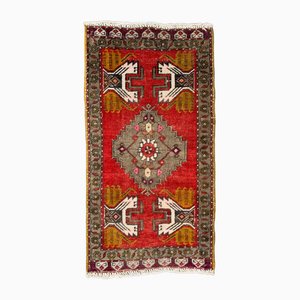 Small Vintage Turkish Rug