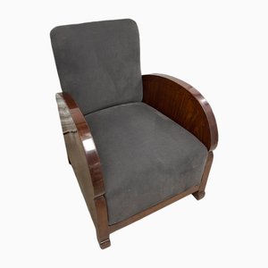 Europäischer Art Deco Sessel für Furnier