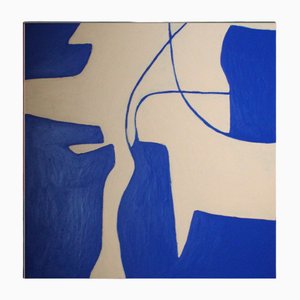 Bodasca, Evolution Bleu Klein, Peinture Acrylique sur Toile