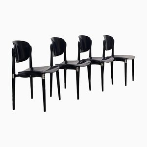 Italian S83 Side Chairs by Eugenio Gerli for Tecno, 1962, Set of 4