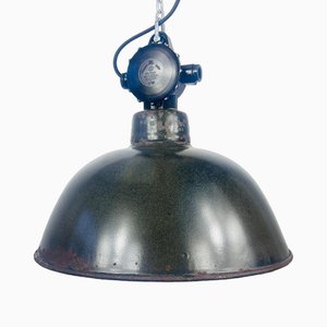 Bauhaus Fabrik Deckenlampe, DDR, 1960er