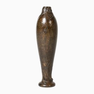 Art Noveau Bronze Vase by Gerda Backlund, 1890s