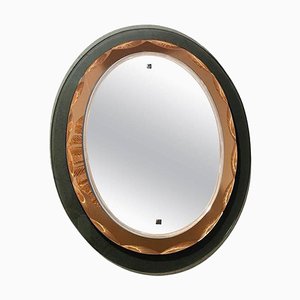 Specchio ovale attribuito a Max Ingrand per Fontana Arte, anni '60