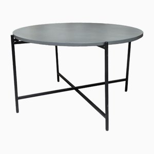 Concrete Top Round Outdoor Table