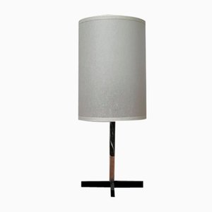 Lámpara de mesa minimalista pequeña Mid-Century, años 60