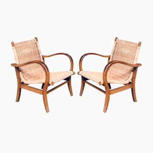 Bauhaus Lounge Chair Set by Erich Dieckmann, 1930s, Set of 2