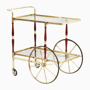 Chariot de Bar Mid-Century de Cesare Lacca, Italie, 1950