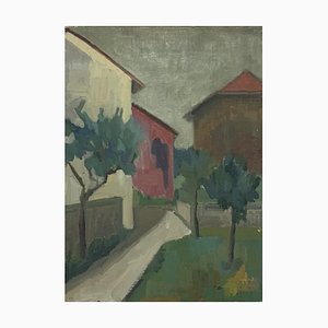 Jean-Jacques Boimond, Chemin Privé, Oil on Canvas