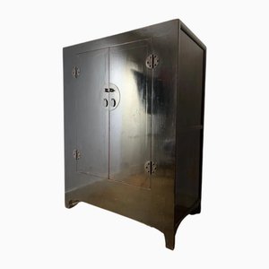 Mueble chino antiguo lacado en negro