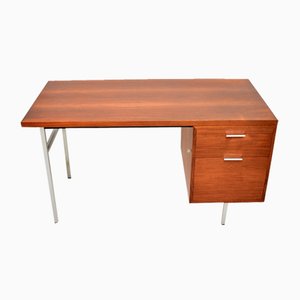 Vintage Schreibtisch aus Teak & Stahl von Robin Day für Hille, 1960er