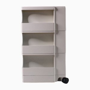 White Boby Cart by Joe Colombo for Bieffeplast