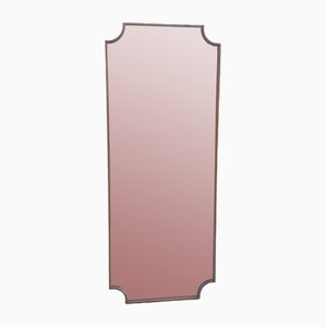 Specchio con cornice in legno, anni '50
