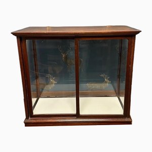 Vintage Display Cabinet in Mahogany