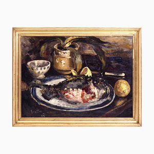 Nature Morte, 20ème Siècle, Huile sur Toile