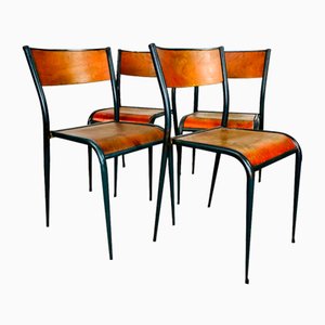 Dining Chairs from Mullca, 1940s, Set of 4