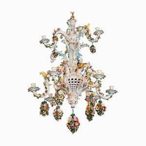 Antique Porcelain Chandelier, 1790