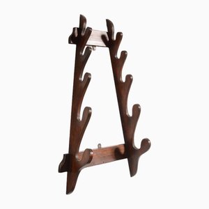 Victorian Walnut Whip Rack, 1880