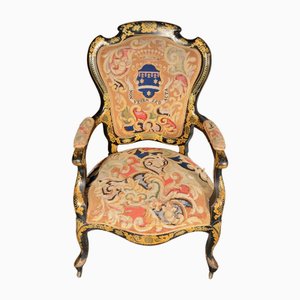 French Louis Philippe Tapestry Armchair