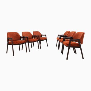 Vintage Mod. 814 Chairs by Ico & Luisa Parisi for Cassina, 1960s, Set of 6
