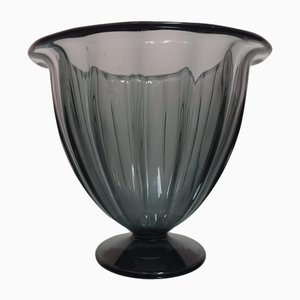 Vaso grande in cristallo di Daum Nancy, Francia, anni '30
