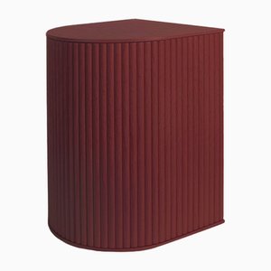 Duna Shifting Stool in Deep Red by Woodendot