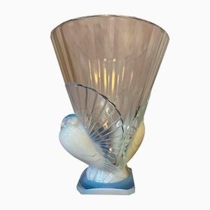 Vaso vintage in vetro, anni '30
