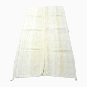 Tapis Blanc Traditionnel en Chanvre