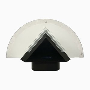 Lampe Géométrique Verte et Métal, 1980