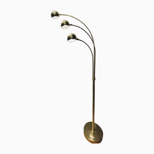 Vintage Floor Lamp in Brass from Honsel, 1970s