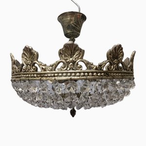 Vintage Silver Ceiling Lamp