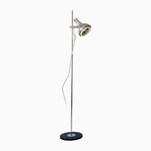 Adjustable Floor Lamp in Chrome and Plated Metal, 1970s