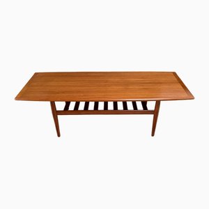 Vintage Danish Teak Coffee Table by Grete Jalk for Glostrup Möbelfabrik, 1960s